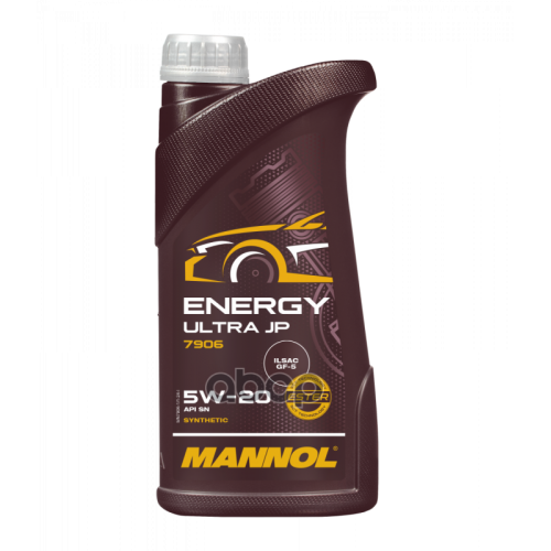 MANNOL Масло Моторное 5W20 Mannol 7906 Energy Ultra Jp Api Sn 1Л