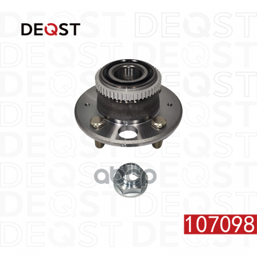 Cтупица Колеса С Подшипником Задняя Honda Civic V-Vi, Honda Crx Iii -02.2001 For Disks Brakesystem DEQST 